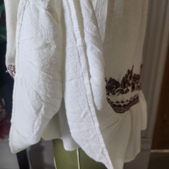 Shyanne Embroidered Boho Dress – Ivory – Women’s Medium - Picture 7 of 14